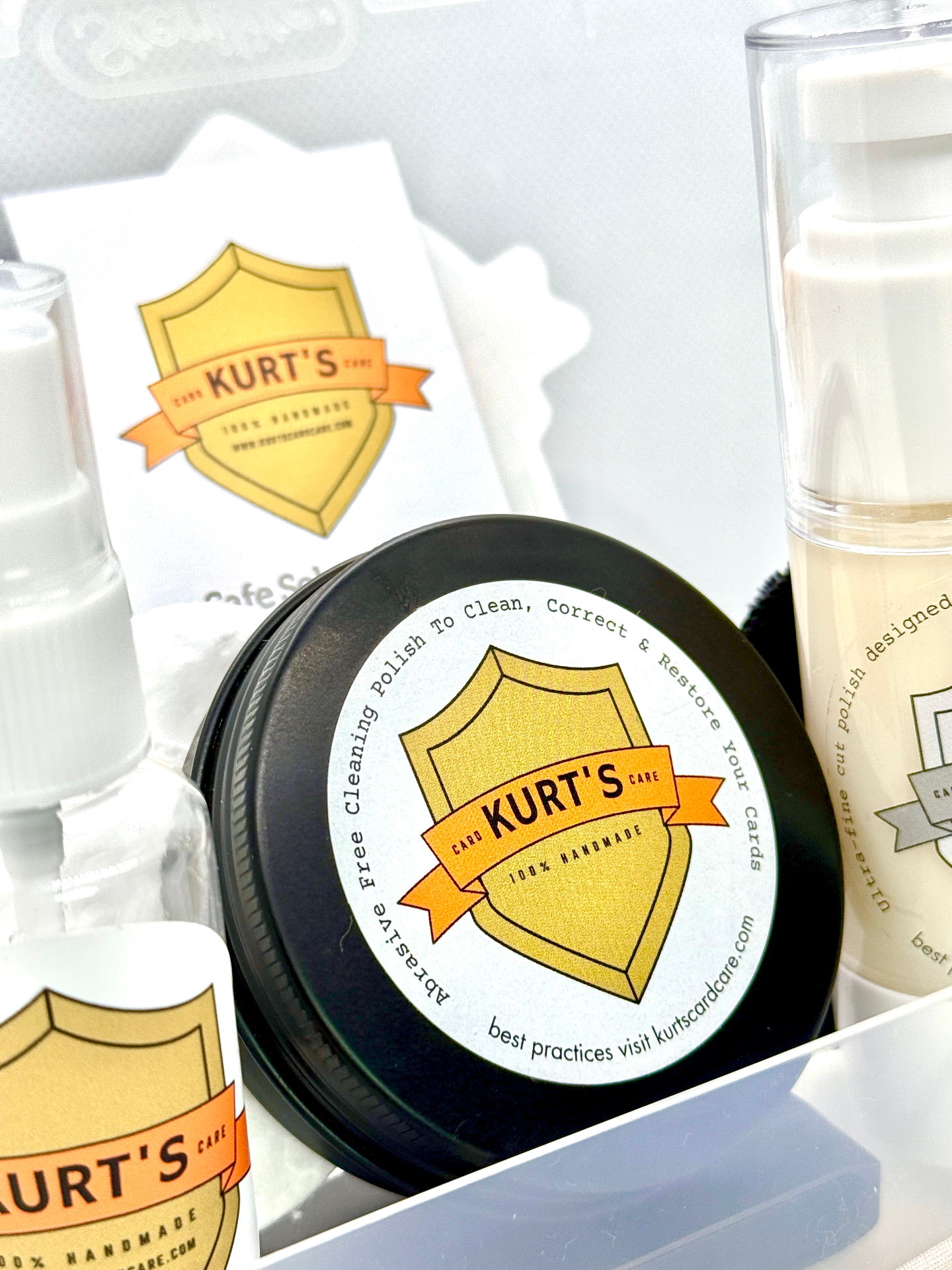 CRSが使用するKurt's Card Care 100%正規品のクリーニング・リペア用品一式
